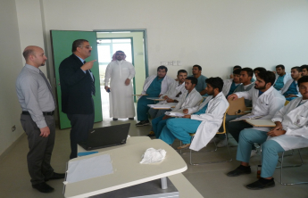 محاضرة عن التدريب الصيدلي الميداني الأول ( 301 تدص ) لطلاب المستوى السادس بالكلية من شركة انوفا السعودية للرعاية الصحية