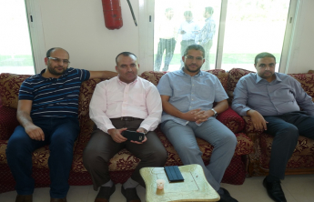 أحتفال مجموعة من أعضاء هيئة التدريس بصدور قرار ترقياتهم