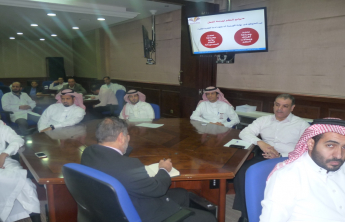 وكالة الجامعة للشؤون التعليمية والأكاديمية تعقد ورشة عمل بعنوان: ( صياغة نواتج التعلم للمقررات والبرامج الأكاديمية بالجامعة ) للكليات الصحية