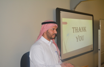 محاضرة الدكتور فيصل بن خالد الخليفي بعنوان: (التحقيق في المسارات المتسببة بتأثيرات مادة التورين في علاج اعتلالات الأعصاب الطرفية الناتجة عن مرض السكري)