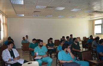 لجنة التدريب الصيفي الميداني تقيم محاضرات تعريفية بالتدريب