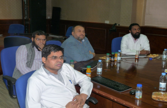 Presentation of the visit the Vice Dean for Graduate Studies and Scientific Research and team of the ‎University to Nottingham University in the United Kingdom