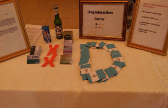 Student Council (female section) conduct an awareness campaign about drug education
