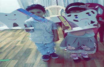  Female Students of the Pharmacy College have organize a cleaning day for Kindergarden