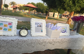Pharmacy female students organize an activity (Time Management)