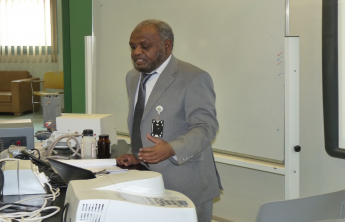 Lecture presented by Dr. Shareef Abdualgawad on Basic and Application of instrumental analysis for qualitative and quantitative determination of narcotics
