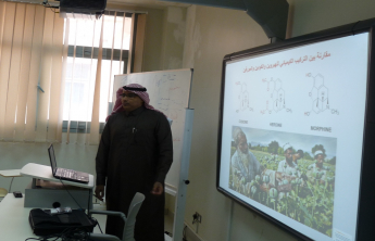 Lecture by Dr. Mohammed Kaissi entitled: (drug chemistry) for employees of the Anti-Narcotics Directorate