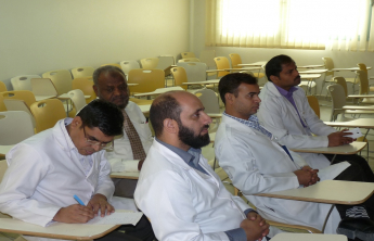 Lecture presented by Dr. Abdulaziz Saidan on: (MMP10 enzyme&#039;s role in lung cancer of non-small cell type, and assess this enzyme as a target drug for any therapeutic intervention)