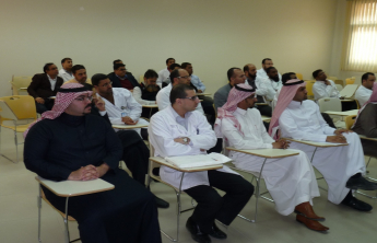 Lecture by Dr. Khalid Al Harthy on the (effects of benzo (a) pyrene and the inhibition of the CYP19A1B on the development of zebra fish)