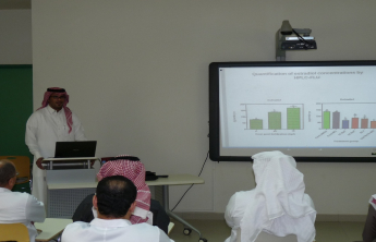 Lecture by Dr. Khalid Al Harthy on the (effects of benzo (a) pyrene and the inhibition of the CYP19A1B on the development of zebra fish)