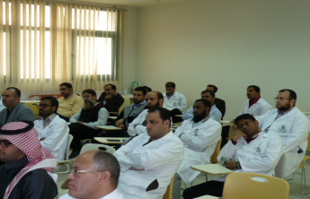 Lecture by Dr. Khalid Al Harthy on the (effects of benzo (a) pyrene and the inhibition of the CYP19A1B on the development of zebra fish)