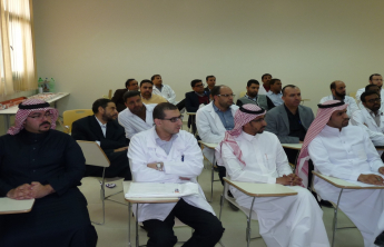 Lecture by Dr. Khalid Al Harthy on the (effects of benzo (a) pyrene and the inhibition of the CYP19A1B on the development of zebra fish)