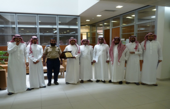 Bid farewell to our colleague Mr. Nasser Bin Abdullah Al Mousa manager of the college.