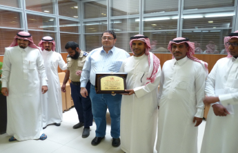Bid farewell to our colleague Mr. Nasser Bin Abdullah Al Mousa manager of the college.