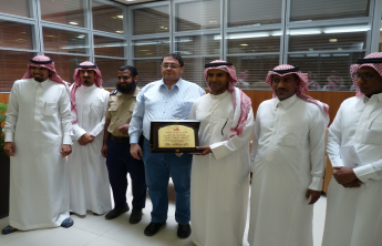Bid farewell to our colleague Mr. Nasser Bin Abdullah Al Mousa manager of the college.