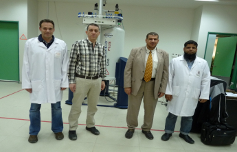 Run a nuclear magnetic resonance (NMR) with the latest versions of drivers by the company &quot;Bruker&quot;