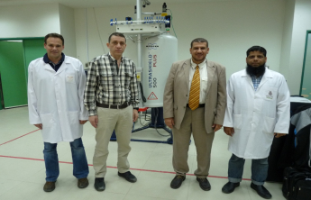 Run a nuclear magnetic resonance (NMR) with the latest versions of drivers by the company &quot;Bruker&quot;
