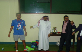 The announcement of the  Dean’s Cup and winners of  the final match for the Futsal match at the ‎college of Pharmacy