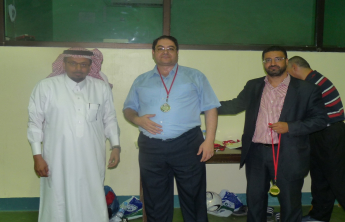 The announcement of the  Dean’s Cup and winners of  the final match for the Futsal match at the ‎college of Pharmacy