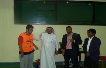 The announcement of the  Dean’s Cup and winners of  the final match for the Futsal match at the ‎college of Pharmacy