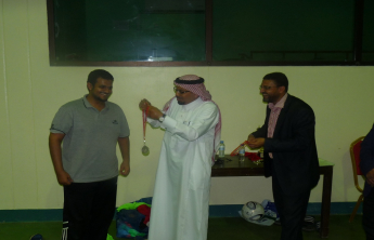 The announcement of the  Dean’s Cup and winners of  the final match for the Futsal match at the ‎college of Pharmacy