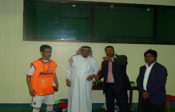 The announcement of the  Dean’s Cup and winners of  the final match for the Futsal match at the ‎college of Pharmacy