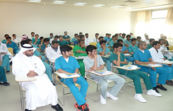 The induction meeting  for the  new   students for the academic year 1437/1438 AH