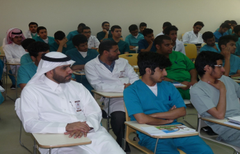 The induction meeting  for the  new   students for the academic year 1437/1438 AH