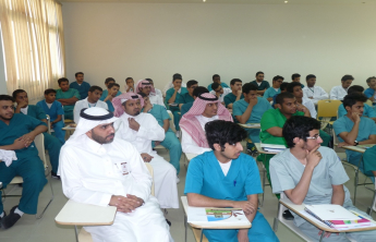 The induction meeting  for the  new   students for the academic year 1437/1438 AH