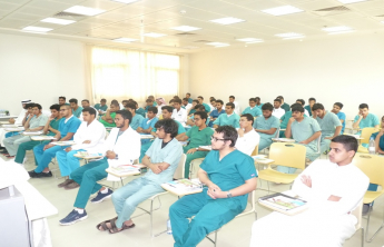 The induction meeting  for the  new   students for the academic year 1437/1438 AH