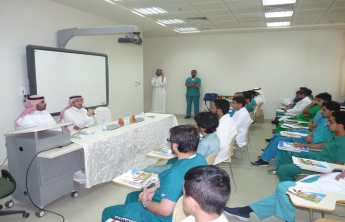 The induction meeting  for the  new   students for the academic year 1437/1438 AH