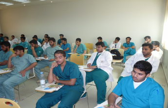 The induction meeting  for the  new   students for the academic year 1437/1438 AH