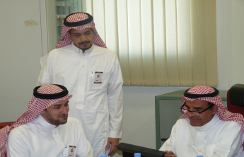 University Rector meeting with the Saudis faculty members