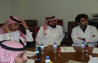 University Rector meeting with the Saudis faculty members