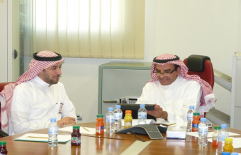 University Rector meeting with the Saudis faculty members