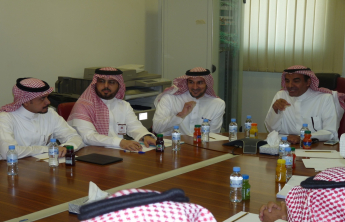 University Rector meeting with the Saudis faculty members