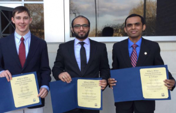 PhD Student Bejad Mutairi   Awarded the  academic excellence and practical leadership in America