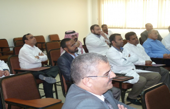 Lecture presented by Dr. Yassin Alridie on Synthesis of an original collection of substitued pyrido[2,3-‎d]pyrimidine and their optimization as potential kinase inhibitors‎