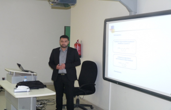 Lecture presented by Dr. Yassin Alridie on Synthesis of an original collection of substitued pyrido[2,3-‎d]pyrimidine and their optimization as potential kinase inhibitors‎