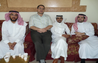 Celebrating party was held by  a group of faculty members  for their promotion ‎