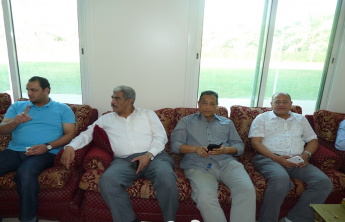 Celebrating party was held by  a group of faculty members  for their promotion ‎