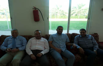 Celebrating party was held by  a group of faculty members  for their promotion ‎
