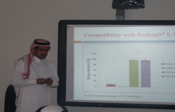lecture presented by Dr. Bader Alsulays on Novel Applications and properties of hot melt extraudates