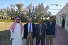 احتفال مجموعة من أعضاء هيئة التدريس بالترقية