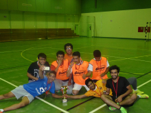 The announcement of the  Dean’s Cup and winners of  the final match for the Futsal match at the ‎college of Pharmacy